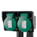 EAN 5999097987781 - Entac ESE1.5G2-5-IP44S base múltiple 5 m 2 salidas AC Exterior Negro, Verde imagen 3