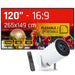EAN 2521052419063 - iggual IGG318973+IGG318126 videoproyector 120 lúmenes ANSI 720p (1280x720) Blanco imagen 1