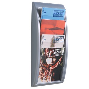 EAN 3660141239645 - PaperFlow K540615 estante para revistas Plata imagen 1