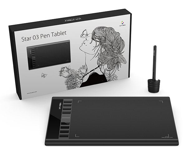 EAN 708402555820 - XPPen Star 03 V2 tableta digitalizadora Negro 5080 líneas por pulgada 260 x 170 mm USB imagen 3