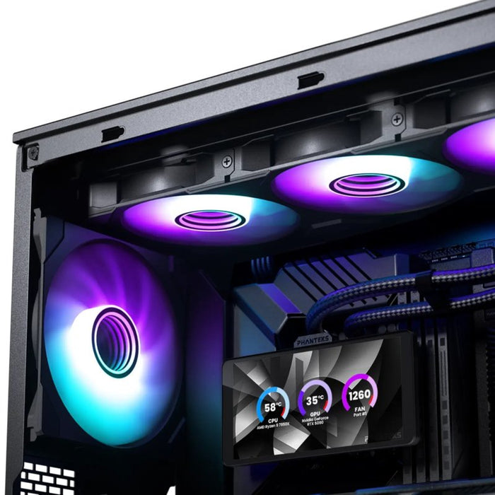 EAN 886523004202 - Phanteks Glacier One 360M25 LCD Procesador Sistema de refrigeración líquida todo en uno 12 cm Negro 1 piez imagen 3