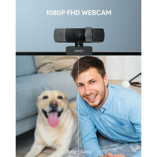 EAN 0850018950909 - AUKEY PC-LM7 cámara web 2 MP 1920 x 1080 Pixeles USB Negro imagen 2