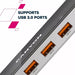 EAN 5291485015572 - Canyon DS-13 USB Tipo C 5000 Mbit/s Gris imagen 9