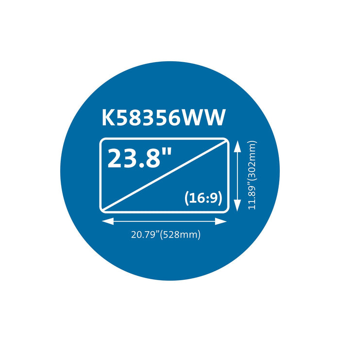 EAN 0085896583561 - Kensington K58356WW filtro para monitor 60,5 cm (23.8") Filtro de privacidad para pantallas sin marco imagen 8