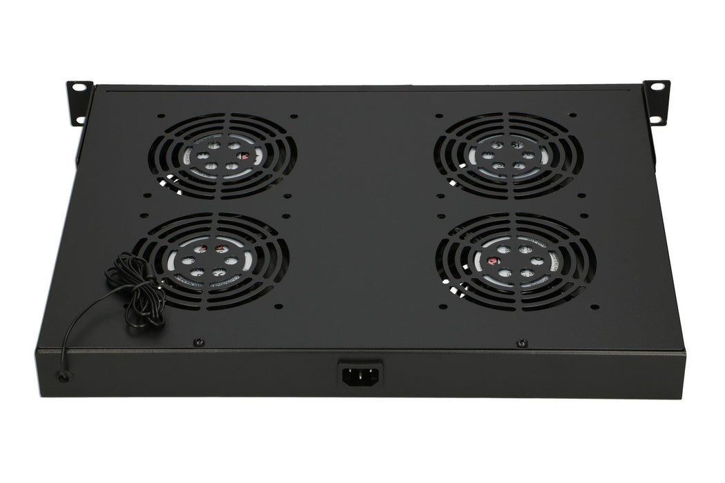EAN 5903148914718 - Extralink 19\" RACK MOUNT FAN PANEL (4 FANS) WITH THERMOSTAT Panel del ventilador imagen 4