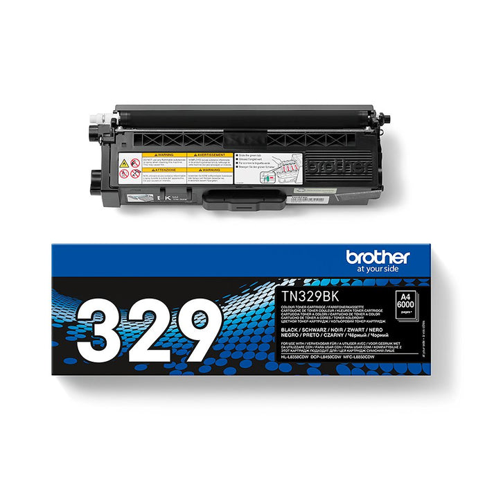 EAN 4977766735056 - Brother TN-329BK cartucho de tóner 1 pieza(s) Original Negro imagen 3