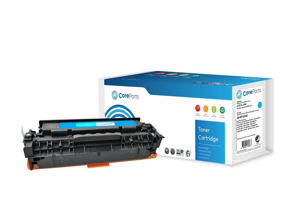 EAN 5704174131687 - CoreParts QI-HP1014C cartucho de tóner 1 pieza(s) Compatible Cian imagen 1