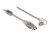 EAN 4043619848157 - DeLOCK 3m, USB2.0-A/USB2.0-B cable USB USB A USB B Plata, Transparente imagen 1