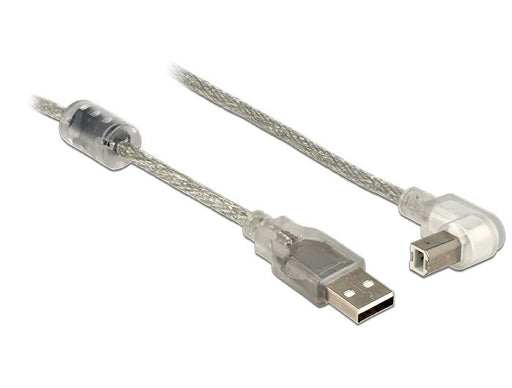 EAN 4043619848157 - DeLOCK 3m, USB2.0-A/USB2.0-B cable USB USB A USB B Plata, Transparente imagen 1