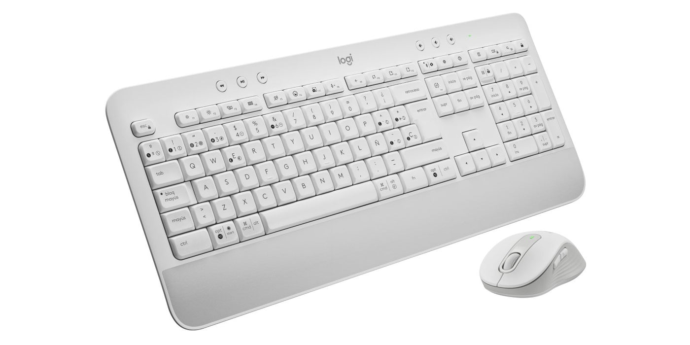 EAN 5099206105362 - Logitech 920-011026 teclado Ratón incluido Oficina Bluetooth QWERTY Español Blanco imagen 2