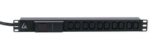 EAN 5704174320692 - Lanview LVR261877 unidad de distribución de energía (PDU) 10 salidas AC 1U Negro imagen 2