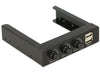 EAN 4043619627141 - DeLOCK 62714 controlador de velocidad de ventilador 3 canales Negro imagen 1