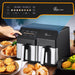 EAN 5906168638671 - Extralink HOME AIR FRYER 10L (6L+4L) EU SJ-1000 2500W freidora Doble Freidora de aire caliente Negro imagen 8