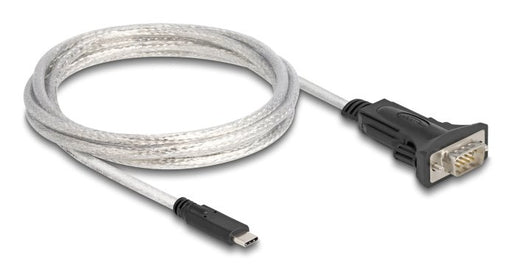 EAN 4043619642700 - DeLOCK 64270 cable de serie Negro, Transparente 2 m USB Tipo C DB-9 imagen 1