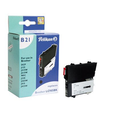 EAN 4018474106186 - Pelikan LC985bk cartucho de tinta 1 pieza(s) Negro imagen 1