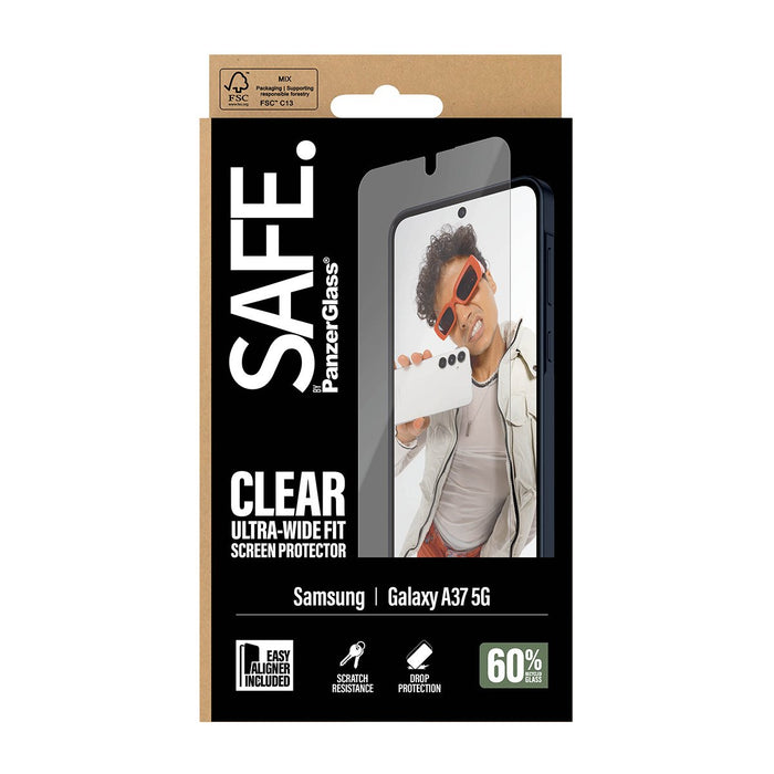 EAN 5715685034039 - PanzerGlass SAFE. by ® Screen Protector Samsung Galaxy A37 5G | Ultra-Wide Fit w. EasyAligner Protector d imagen 3