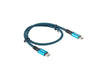 EAN 5901969436730 - Lanberg CA-CMCM-45CU-0005-BK cable USB USB4 Gen 2x2 0,5 m USB C Negro, Azul imagen 5