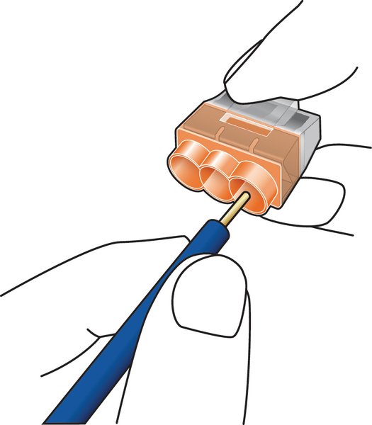 EAN 4031026530628 - Hellermann Tyton 148-90039 conector Transparente, Azul imagen 2