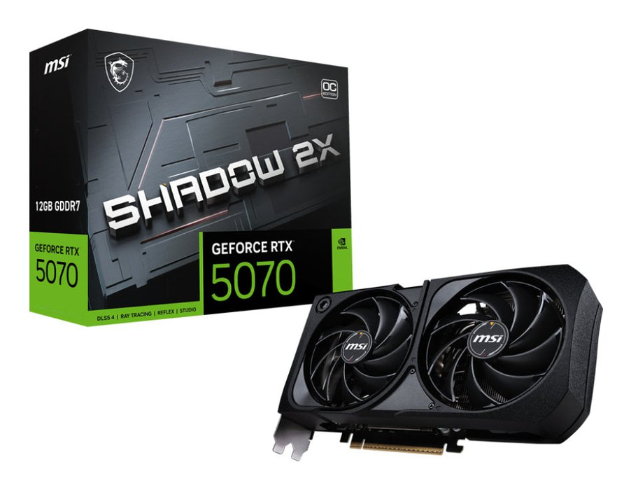 EAN 4711377308175 - MSI GeForce RTX 5070 12G SHADOW 2X OC NVIDIA 12 GB GDDR7 imagen 1