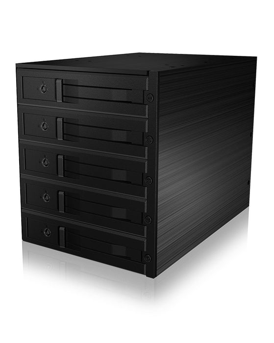EAN 4250078161417 - ICY BOX IB-565SSK 3x 5,25" Bandeja para disco duro Negro imagen 4