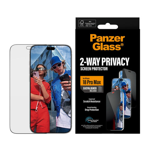 EAN 5715685043505 - PanzerGlass ® 2-Way Privacy Screen Protector iPhone 18 Pro Max | Ultra-Wide Fit w. EasyAligner Protector  imagen 2