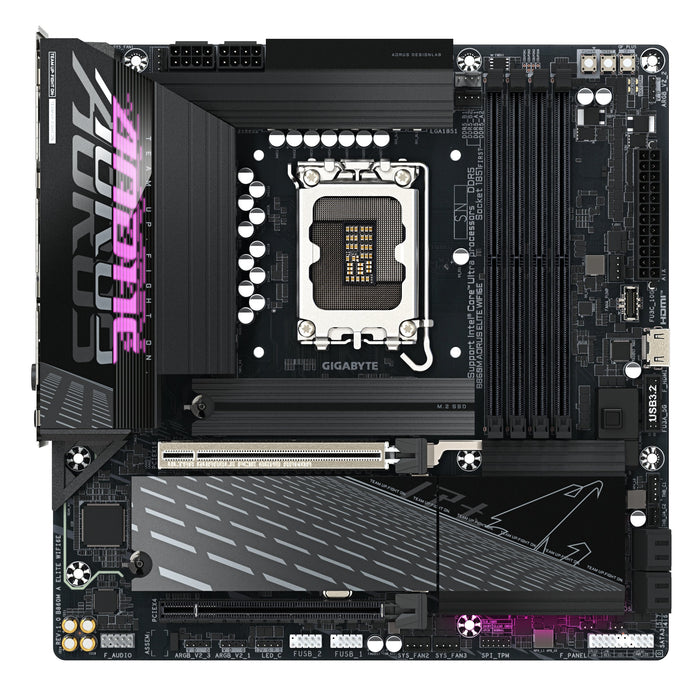 EAN 4719331866877 - GIGABYTE B860M AORUS ELITE WIFI6E Intel B860 LGA 1851 (Socket V1) micro ATX imagen 2
