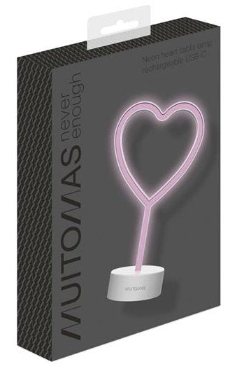 EAN 8021735224389 - Muitomas NEONHEARTC lámpara de mesa Neon F Blanco imagen 2