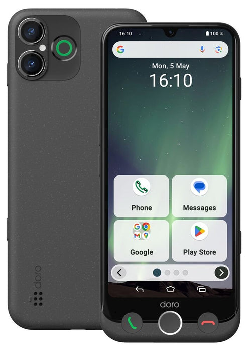 EAN 7322460089092 - Doro Aurora A30 15,5 cm (6.1") SIM doble Android 14 4G USB Tipo C 6 GB 128 GB 5000 mAh Grafito imagen 2