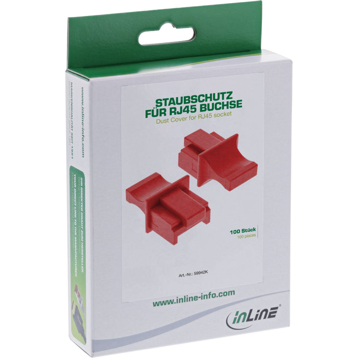 EAN 4043718188666 - InLine 59942K protector contra el polvo Rojo imagen 4