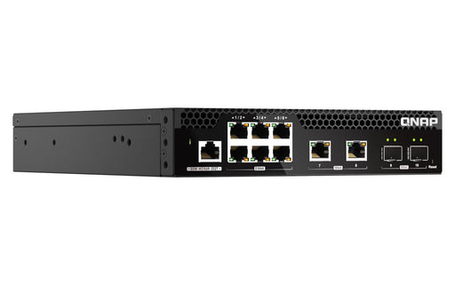 EAN 4711103082799 - QNAP QSW-M2106R-2S2T switch Gestionado L2 10G Ethernet (100/1000/10000) 1U Negro imagen 2
