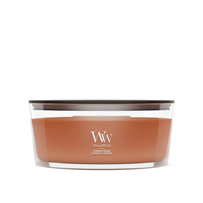 EAN 5038581178851 - WoodWick Pumpkin Praline vela Elipse Calabaza Marrón 1 pieza(s) imagen 1