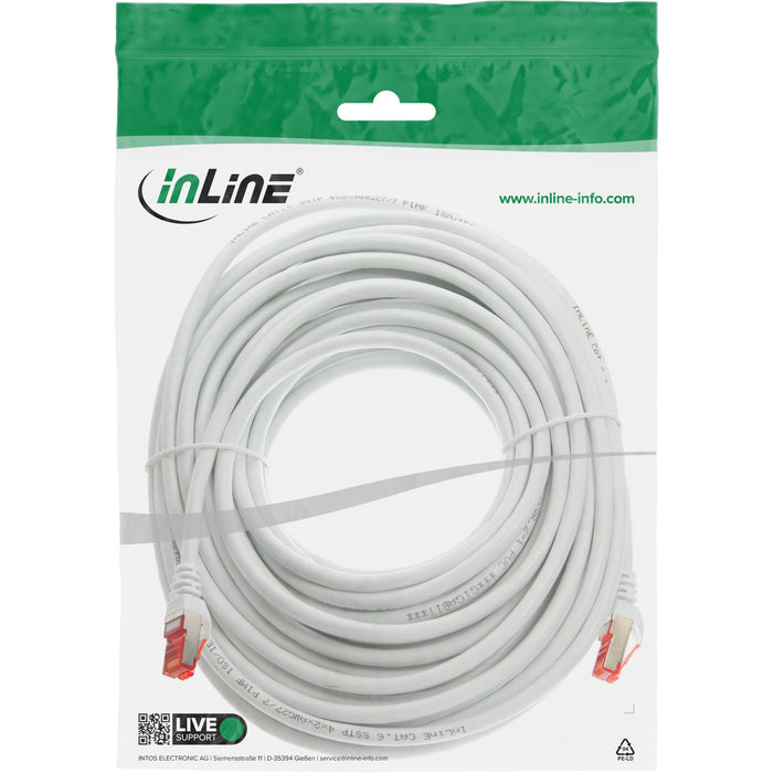 EAN 4043718120512 - InLine 76400W cable de red Blanco 10 m Cat6 S/FTP (S-STP) imagen 3