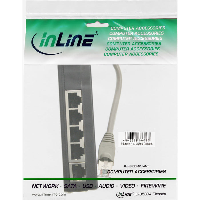 EAN 4043718013159 - InLine 4043718013159 cable de red Negro 0,15 m imagen 2