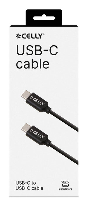 EAN 8021735737834 - Celly USBCUSBCBK cable USB USB 2.0 1 m USB C Negro imagen 3