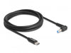 EAN 4043619879762 - DeLOCK 87976 cable de transmisión Negro 1,5 m USB C 5.5 x 1.7 mm imagen 1