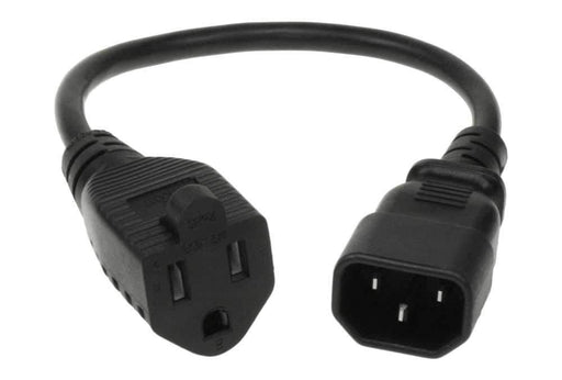 EAN 5704174469292 - Microconnect PE110403SJTC14-IT cable de transmisión Negro 0,3 m NEMA 5-15R C14 acoplador imagen 1