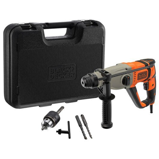 EAN 5035048730485 - Black & Decker BEHS02K-QS taladro 1200 RPM SDS Plus Gris, Naranja imagen 2