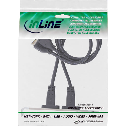 EAN 4043718305599 - InLine 33446K tarjeta y adaptador de interfaz Interno USB Tipo C imagen 2
