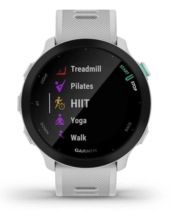 EAN 0753759364724 - Garmin Forerunner 55 2,64 cm (1.04") MIP 42 mm Digital 208 x 208 Pixeles Blanco GPS (satélite) imagen 5