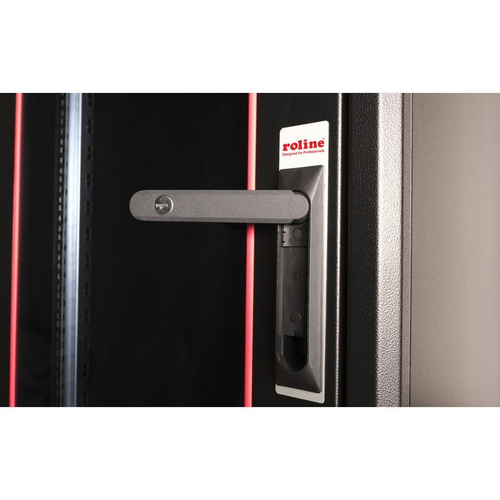 EAN 7630049602045 - ROLINE 26.21.0201 armario rack 22U Rack o bastidor independiente Negro imagen 4