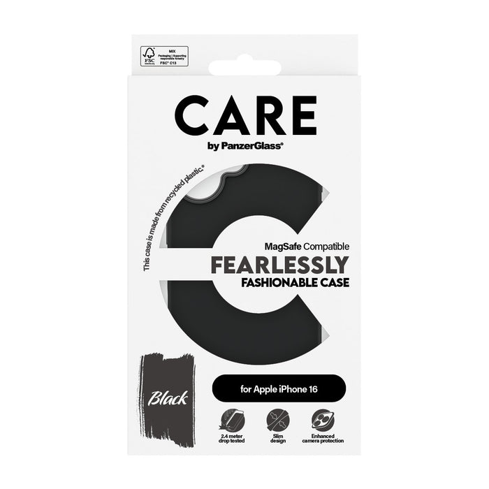 EAN 5715685004438 - PanzerGlass CARE™ by ® Case Black w. MagSafe iPhone 16 funda para teléfono móvil Negro imagen 3