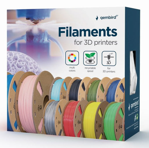 EAN 8716309088558 - Gembird 3DP-PLA1.75-01-B material de impresión 3d Ácido poliláctico (PLA) Azul 1,4 kg imagen 1