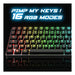 EAN 3700104455238 - Spirit of Gamer CLA-EK70ES teclado Juego RF inalámbrica + USB QWERTY Español Negro imagen 7