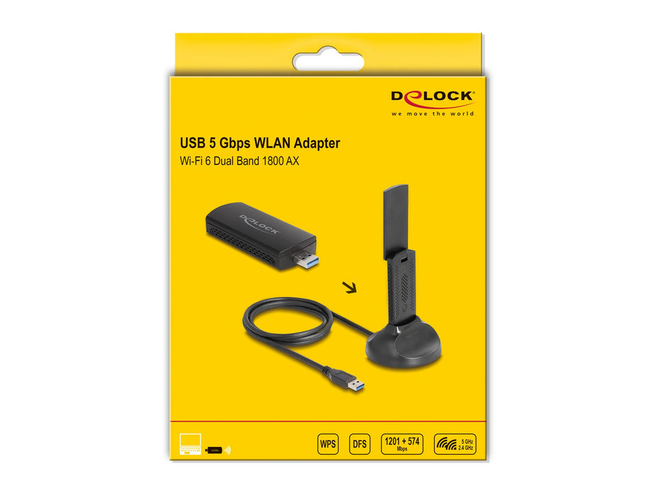 EAN 4043619127719 - DeLOCK 12771 adaptador y tarjeta de red 1201 Mbit/s imagen 4