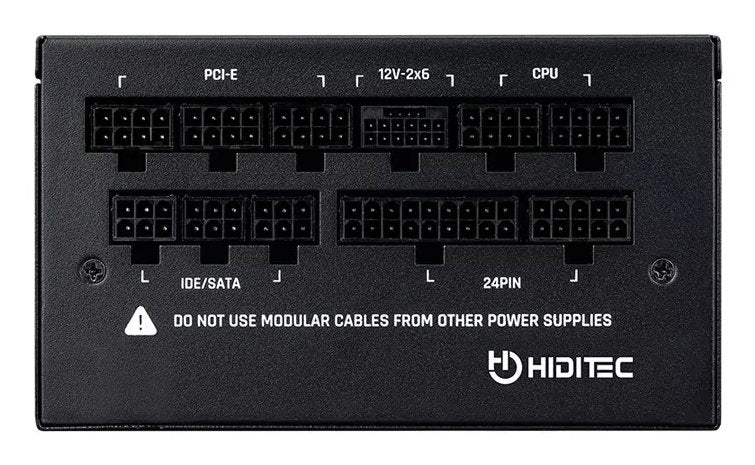 EAN 8436545693933 - Hiditec GDX1050 v3 80PLUS GOLD ATX 3.1 PCIe 5.1 unidad de fuente de alimentación 1050 W 20+4 pin ATX Negr imagen 4