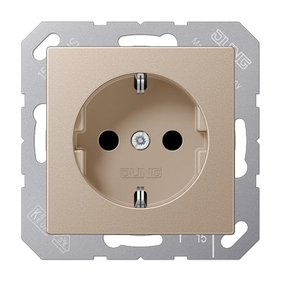 EAN 4011377112445 - JUNG A 1520 CH caja de tomacorriente Tipo F Champán imagen 1