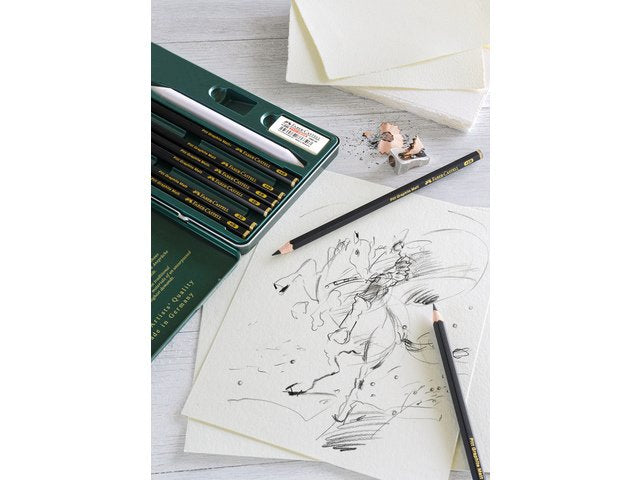 EAN 4005401152200 - Faber-Castell 115220 juego de pluma y lápiz de regalo Lápiz de grafito Caja metálica imagen 5