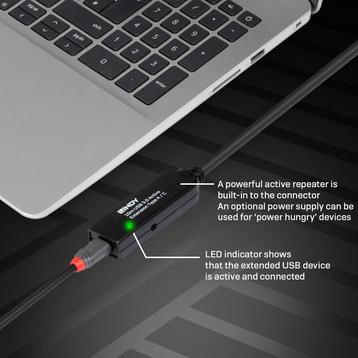 EAN 4002888433761 - Lindy 43376 cable USB USB 3.2 Gen 1 (3.1 Gen 1) 10 m USB A USB C Negro imagen 7