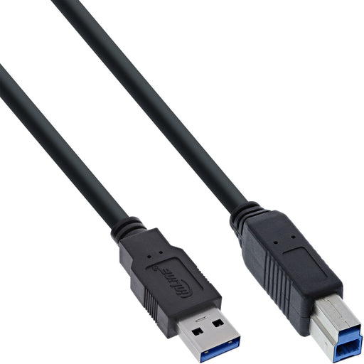 EAN 4043718275557 - InLine 35303 cable USB USB 3.2 Gen 1 (3.1 Gen 1) 0,3 m USB A USB B Negro imagen 1