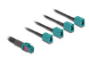 EAN 4043619901180 - DeLOCK 90118 cable coaxial 1 m Negro, Azul imagen 2